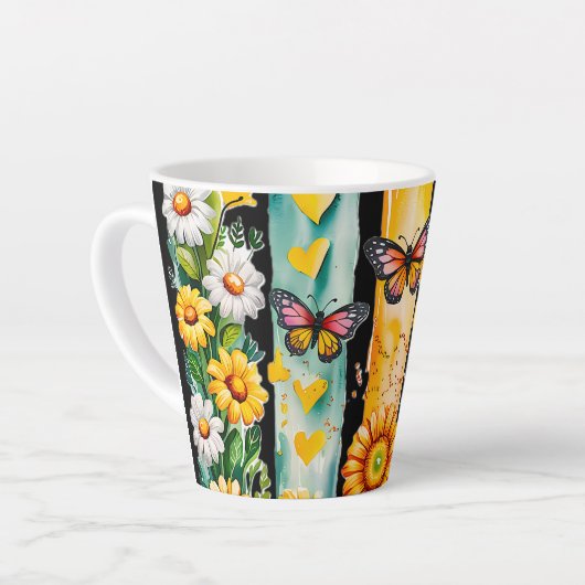 Laat het zijn latte mok (Linkerhoek)