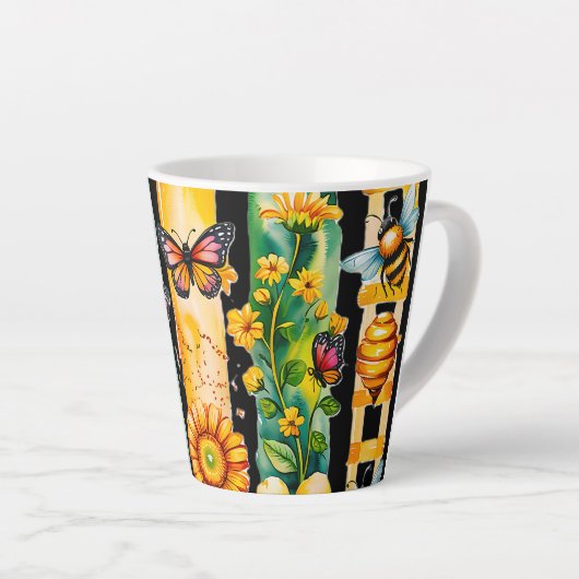 Laat het zijn latte mok (Rechterhoek)