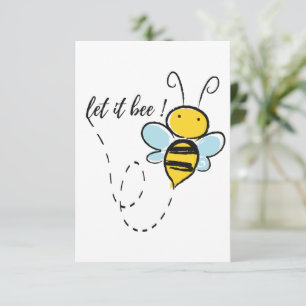 Laat het zijn, motivatie citeert handtekening T-sh Bedankkaart