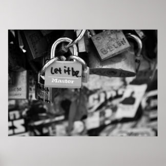 Laat het zijn poster