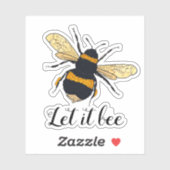 Laat het zijn sticker (Vel)