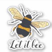 Laat het zijn sticker (Voorkant)