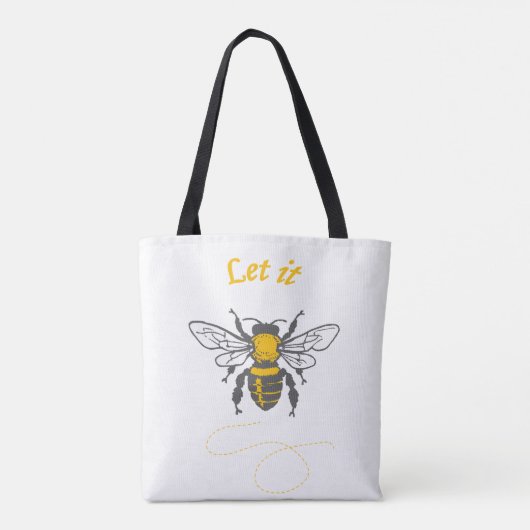 Laat het zijn tote bag (Achterkant)