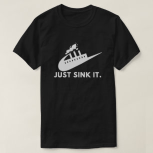 Laat het zinken. t-shirt
