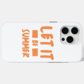 Laat het zomer zijn Case-Mate iPhone case (Achterkant (horizontaal))