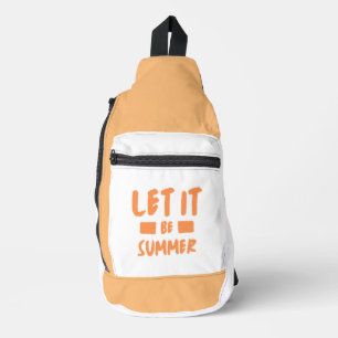 Laat het zomer zijn sling bag