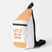 Laat het zomer zijn sling bag (Rechterhoek)