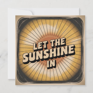 Laat het zonlicht binnen kaart