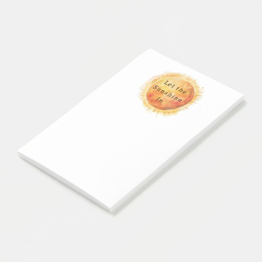 Laat het zonlicht binnen post-it® notes (Schuin)