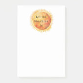 Laat het zonlicht binnen post-it® notes (Voorkant)