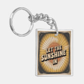 Laat het zonlicht binnen sleutelhanger (Voorkant Links)