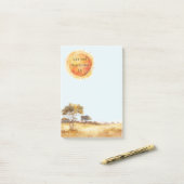 Laat het zonlicht binnen Sun Safari Post-it® Notes (Op bureau)