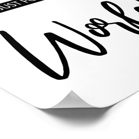 Laat hier de wereld vergeten die auto's langs Lyri Poster (Hoek)