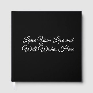 Laat hier je liefde en beste wensen achter Huwelij Gastenboek