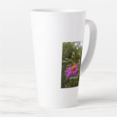 Laat Hoop Quote Paarse ventilator maken Latte Mok (Rechterhoek)