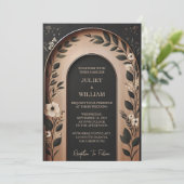 Laat hout boom bos rustieke schuur Boerderij boog  Kaart (Staand voorkant)