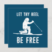 Laat hun hiel vrij telemarkkiën zijn (Voorkant / Achterkant)