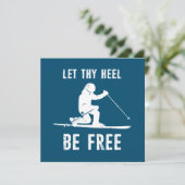 Laat hun hiel vrij telemarkkiën zijn (Staand voorkant)