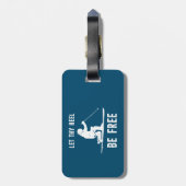 Laat hun hiel vrij telemarkkiën zijn bagagelabel (Achterkant verticaal)