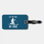 Laat hun hiel vrij telemarkkiën zijn bagagelabel (Achterkant horizontaal)