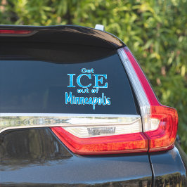 Laat ICE weggaan uit [plaats] Sticker