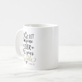 LAAT IEDEREEN UW SPARKELAANPASSING OOIT VERLATEN KOFFIEMOK (Voorkant links)