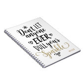 LAAT IEDEREEN UW SPARKELAANPASSING OOIT VERLATEN NOTITIEBOEK (Rechterzijde)