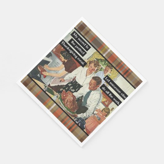 Laat iemand anders al het werk doen deze Thanksgiv Servet (Hoek)