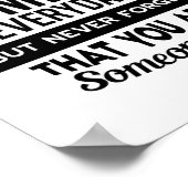 Laat iemand elke dag glimlachen poster (Hoek)