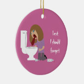 Laat ik de braakdatum vergeten keramisch ornament (Rechts)