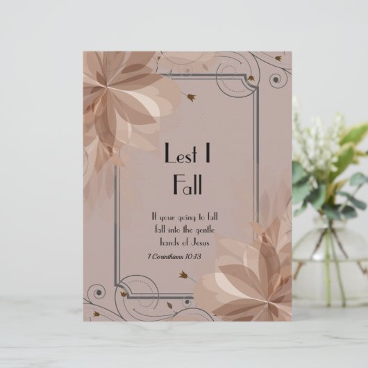 Laat ik Herfst gepersonaliseerd papier (Staand voorkant)