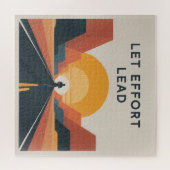 Laat inspanning de leidraad zijn legpuzzel (Horizontaal)