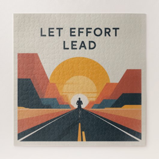 Laat inspanning de leidraad zijn legpuzzel (Verticaal)