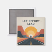 Laat inspanning de leidraad zijn magneet (Voorkant / Achterkant)