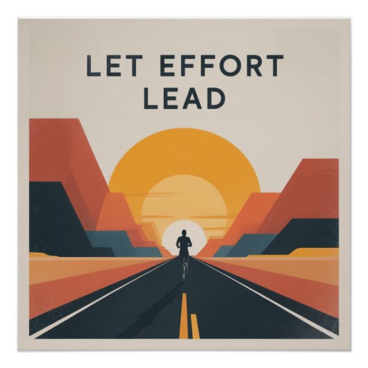 Laat inspanning de leidraad zijn perfect poster (Voorkant)