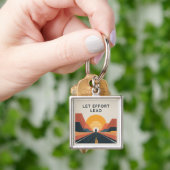 Laat inspanning de leidraad zijn sleutelhanger (Hand)