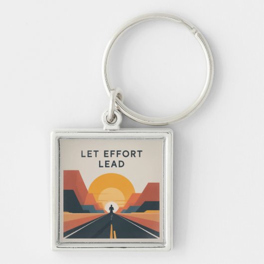 Laat inspanning de leidraad zijn sleutelhanger (Voorkant)