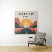 Laat inspanning de leidraad zijn wandkleed (In situ)