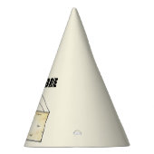 LAAT IT BRIE (BE) Funny Brie Cheese Foodie Feesthoedjes (Rechts)