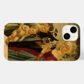 Laat Italiaanse Renaissance Madonna, Kind en Engel Case-Mate iPhone Case (Achterkant (horizontaal))