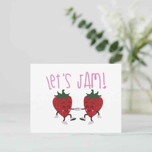 Laat Jam Briefkaart (Staand voorkant)
