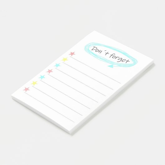 Laat je aanbieding niet vergeten post-it® notes (Schuin)
