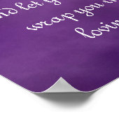 Laat je Angels je inpakken... Comfort Quote Poster (Hoek)