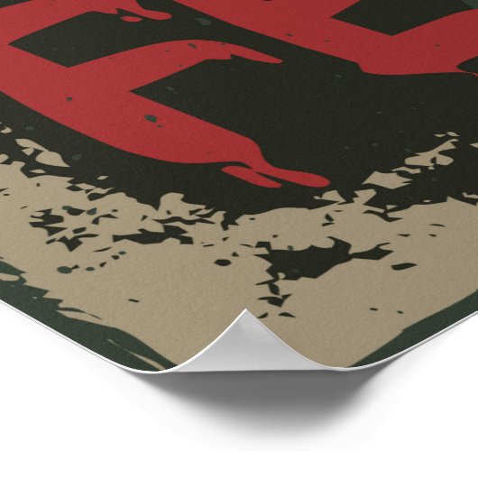 Laat je angst zien poster (Hoek)