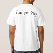 Laat je angst zien t-shirt (Achterkant)