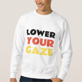 Laat je blik zakken trui