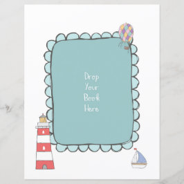 Laat je boek vallen Sign Adventure Baby shower