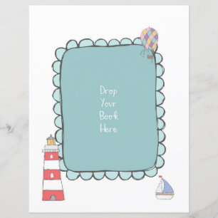 Laat je boek vallen Sign Adventure Baby shower