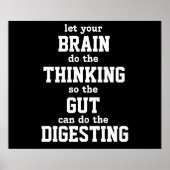 Laat je brein Poster denken (Voorkant)