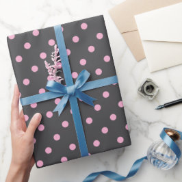 Laat Je Cadeau Bloeien in Blush Roze Cadeaupapier